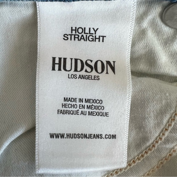 HUDSON Holly Straight High Rise Denim Jeans Size 26 - Picture 10 of 11